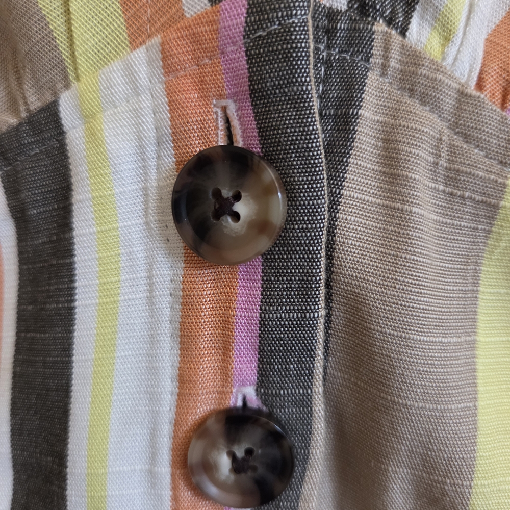 🌸🌸LOFT Multicolor Striped Midi Dress🌸🌸 - Picture 3 of 4